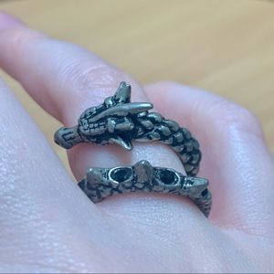 Dragon wrap-around ring